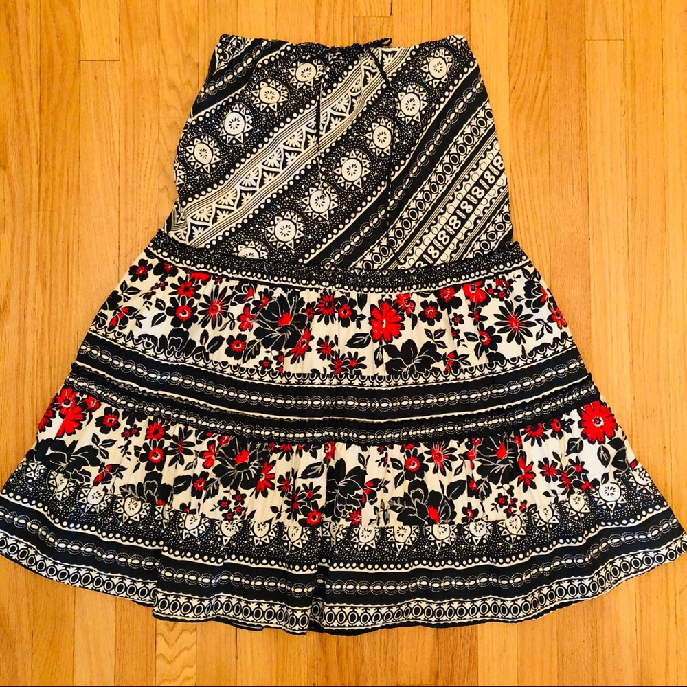 WDNY circle print skirt Sz 4